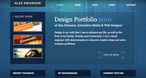 50个令人印象深刻的作品集网站设计