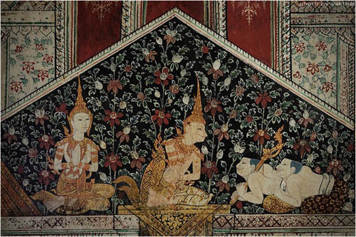 Wat Kongkaram 印度寺庙壁画分享