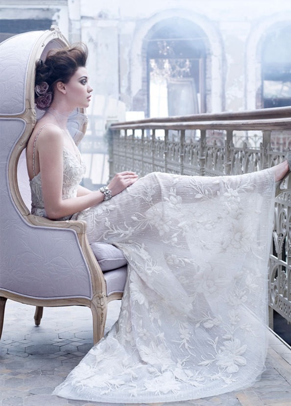 白色婚纱 时尚摄影欣赏