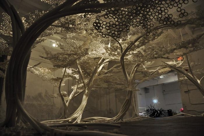 虚设森林,唤起人们环保意识的造型艺术