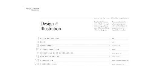 50个极好的应用了文字印刷设计的网页截图