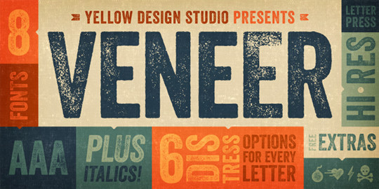 Veneer Extras<br /> http://www.fontsquirrel.com/fonts/veneer-extras