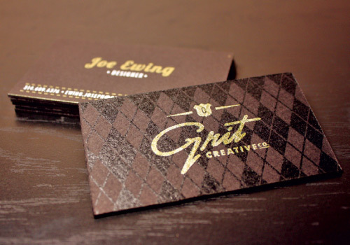 GRIT CREATIVE CO.<br /> http://creattica.com/business-cards/grit-creative-co-business-card/73959