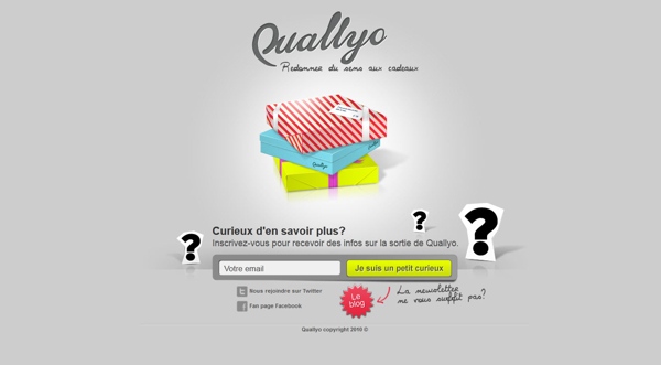 Quallyo: gray color web page written coming soon over it. 