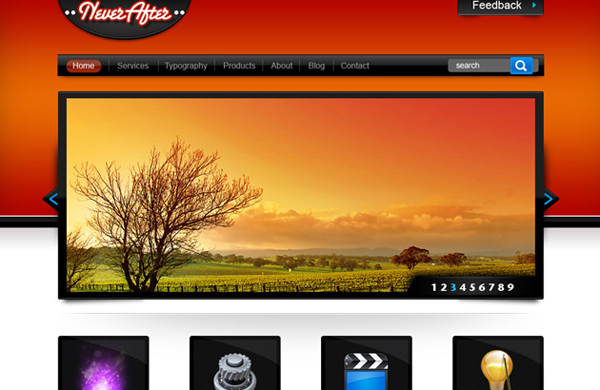 FREE PSD WORDPRESS TEMPLATE<br /> http://psdstyle.net/2010/11/12/neverafter-free-psd-wordpress-template/