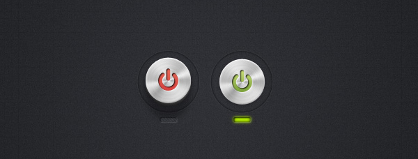  Circular Power Buttons<br /> http://www.premiumpixels.com/freebies/circular-power-buttons-psd/