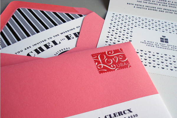 love inspiration pink envelopes creative types