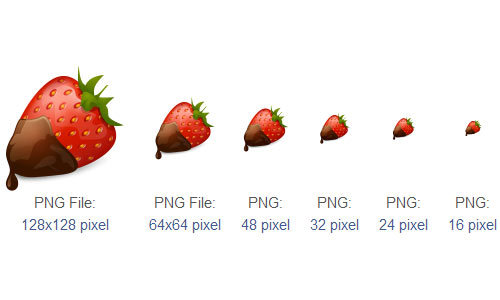 草莓巧克力图标<br /> 16像素，24PX，32px，48像素，64x64px和128x128px下载。<br /> http://www.iconarchive.com/show/vista-love-icons-by-icons-land/Strawberry-Chocolate-icon.html
