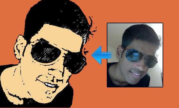在Photoshop中卡通你的脸<br /><br /> http://codingcreativity.blogspot.in/2010/07/cartoon-your-face-in-photoshop-tutorial.html