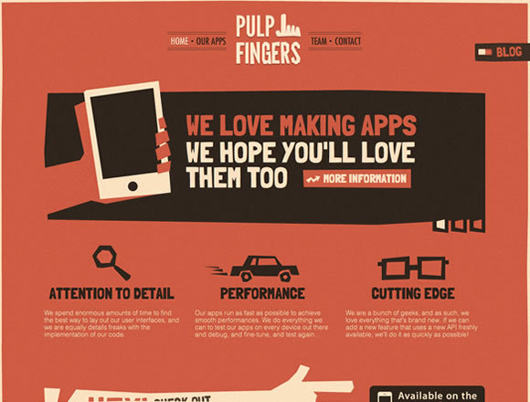 Pulp Fingers<br /> http://pulpfingers.com/