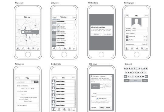 Template for iPhone Design<br /> http://www.usercentred.net/2010/06/28/illustrator-template-for-iphone-design/