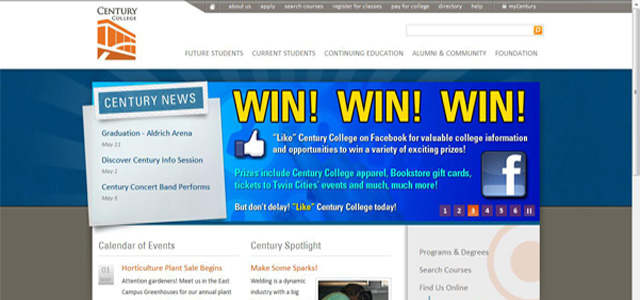Century College<br /> http://www.century.edu/