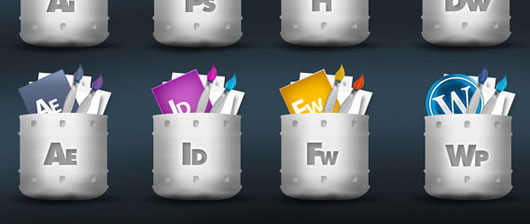 Designers Icons PSD file