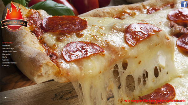 食品摄影的比萨。