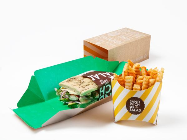 三明治或沙拉 视觉品牌设计