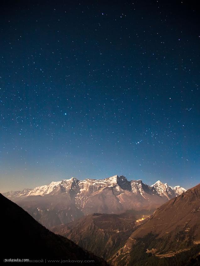 美丽的尼泊尔风景主题摄影