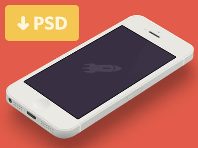 扁平化风格手机PSD 响应式设计设备PSD 名片展示PSD