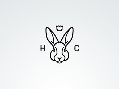 创意LOGO设计欣赏 疯狂的兔子