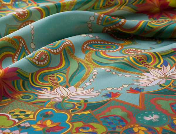 Irina Batkova 唯美的丝巾艺术