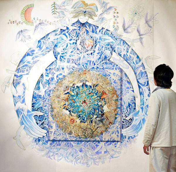 Maki Ohkojima 抽象繁复的绘画艺术