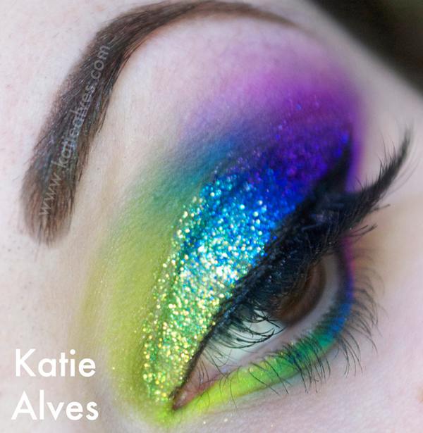 Katie Alves的眼妆彩绘作品 