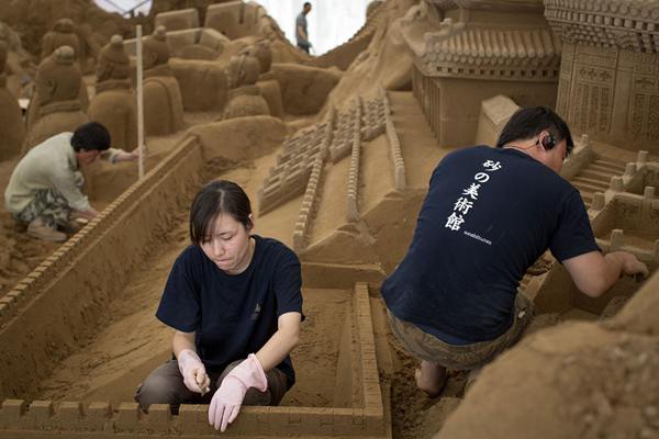 Yokohama Sand Art Exhibition：横滨东亚文化沙展