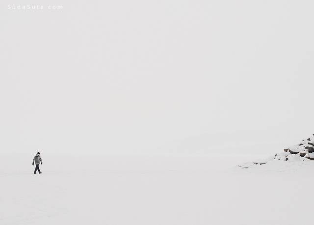 极简主义冬季自然雪景摄影欣赏