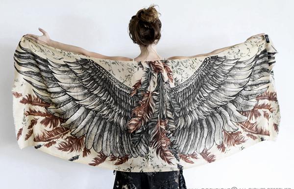 Roza Khamitova 神奇美丽的围巾艺术设计