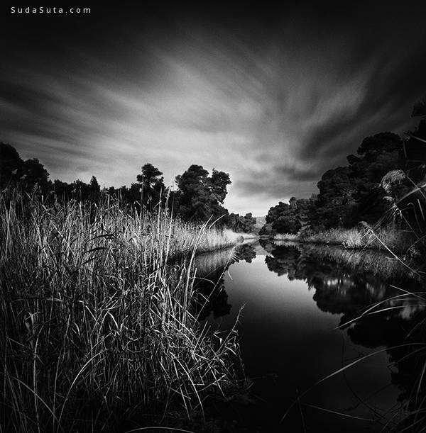 Vassilis Tangoulis 水池边 黑白自然摄影欣赏