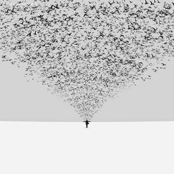 Hossein Zar 孤独的超现实主义艺术作品