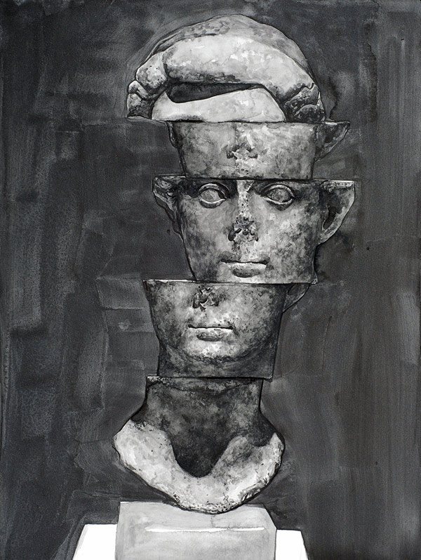 Dane Patterson 黑白抽象手绘艺术