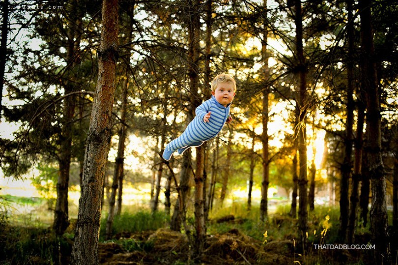 Alan Lawrence 飞翔的宝宝 儿童摄影欣赏