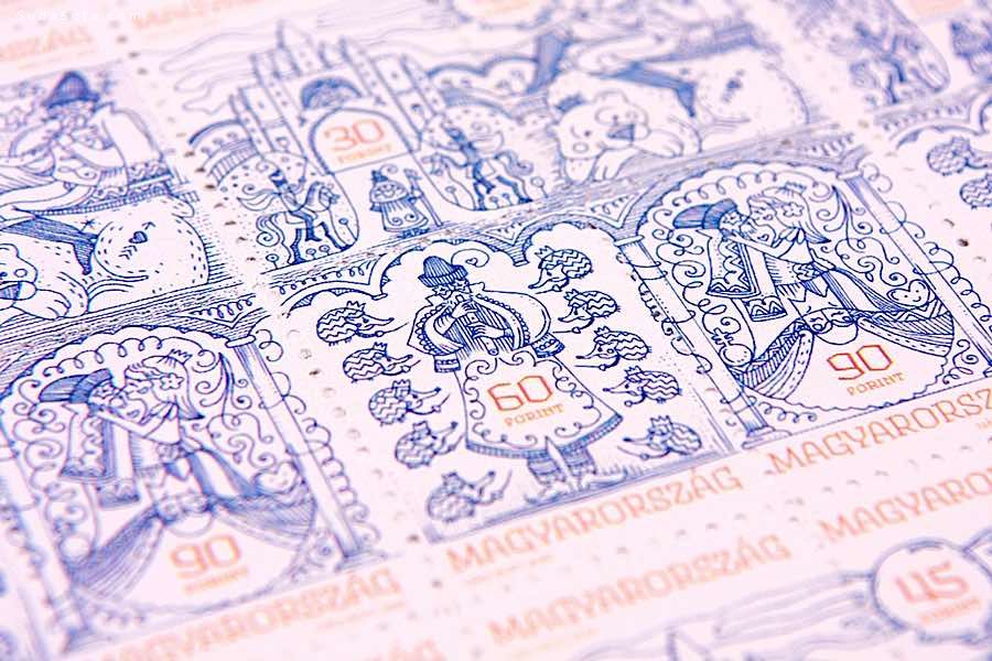 Hungary 细腻唯美的邮票设计欣赏