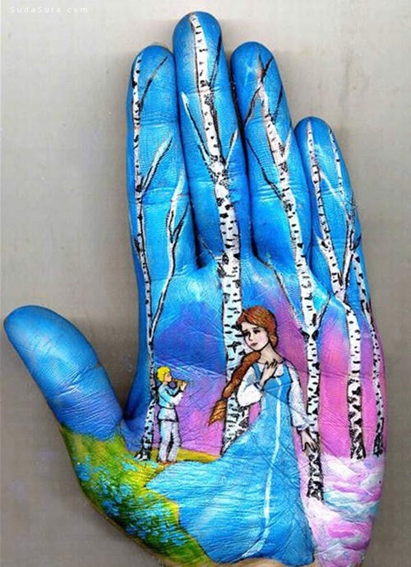 Svetlana Kolosova 手掌的艺术