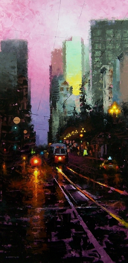 David Cheifetz 城市油画作品欣赏