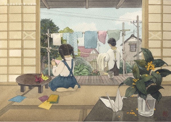 Kanazawa Mariko 唯美细腻的插画作品