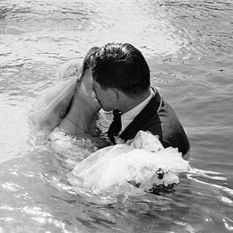 50年代水下婚礼摄影欣赏