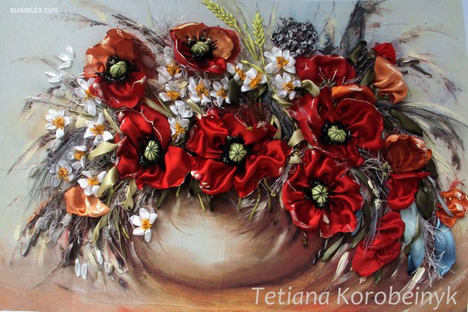 絲綢藝術家 Tetiana Korobeinyk