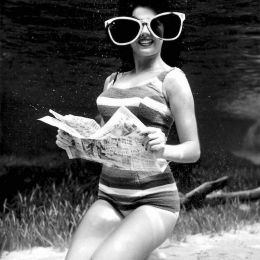 老照片 1938年的水下摄影欣赏