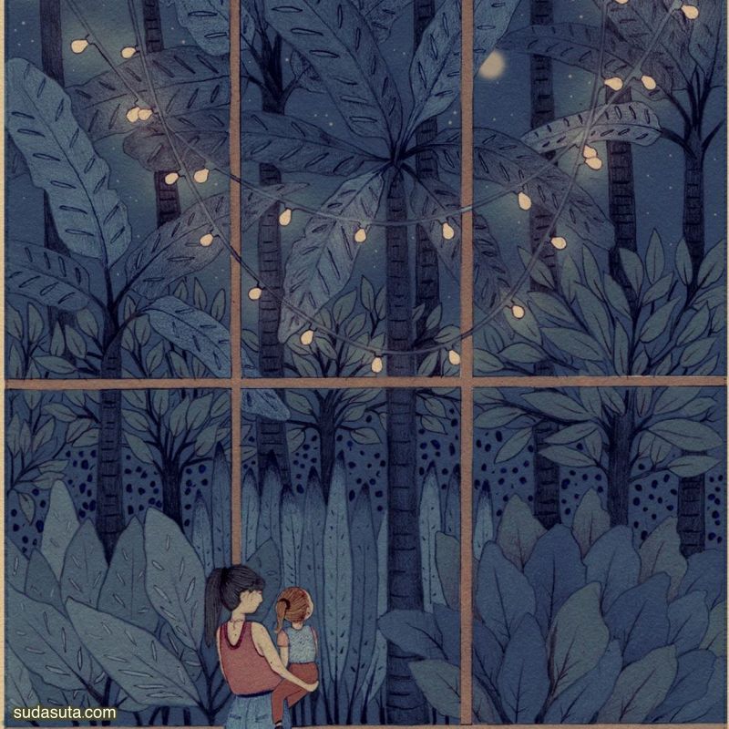 Daniela Gallego 魔法与植物！细腻唯美的插画作品欣赏
