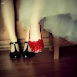 糖果 女生与小红鞋