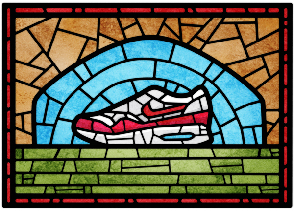 Matt Stevens 耐克鞋子的广告图形插画欣赏