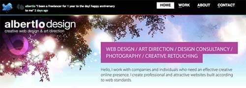 30个色彩丰富的网站设计欣赏