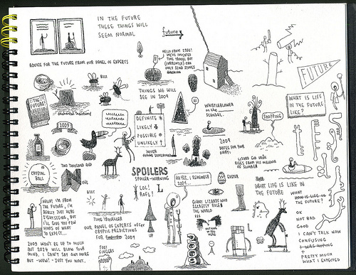 来自Tom Gauld的充满想象力的草图本子