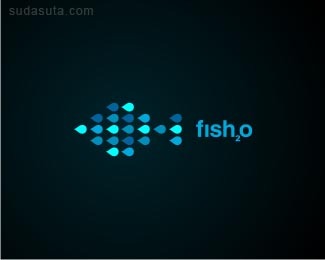 53个以鱼为主题的logo设计欣赏