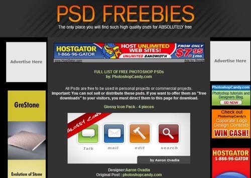 35个极好的高质量PSD源文件网站