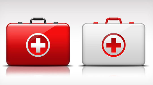 First-Aid medical kit icon<br /> http://www.graphicsfuel.com/2012/05/first-aid-medical-kit-icon-psd/