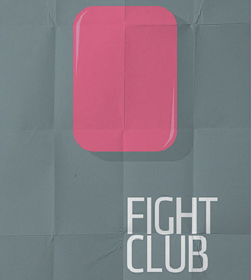 Fight Club by Pedro Vidotto<br /> http://cargocollective.com/vidotto/minimal-poster