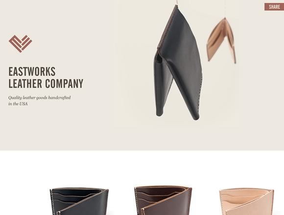 Eastworks Leather Company<br /> http://www.eastworksleather.com/