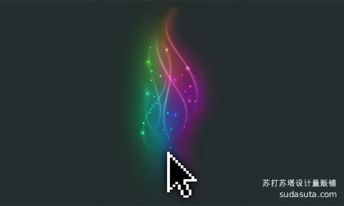 创造一种神奇的彩虹<br /> http://veerle-v2.duoh.com/blog/comments/create_a_magical_rainbow_color_flame_in_photoshop/